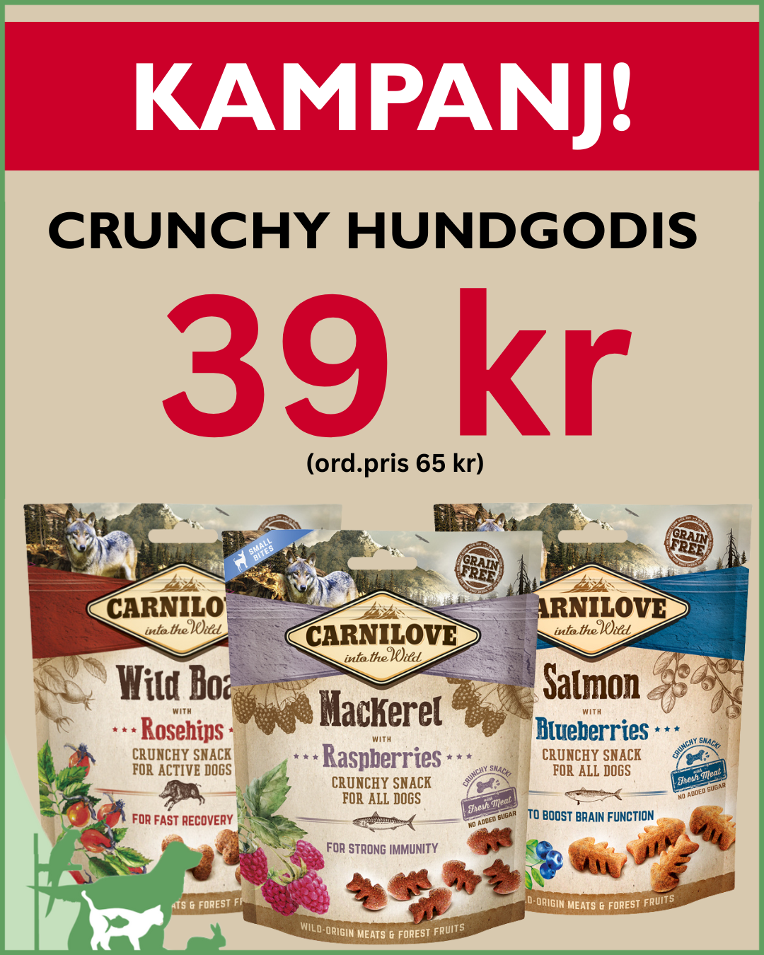 carnilove crunchy snack